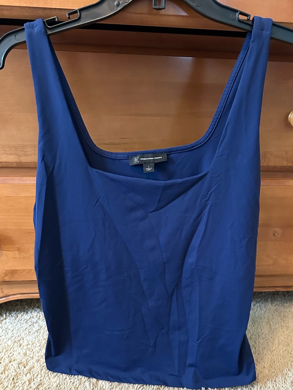 INC SQUARE NECK TANK INC